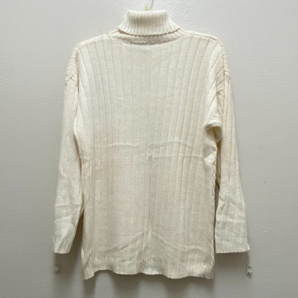 The Limited Women’s Turtleneck Cream Ivory Sweater Tunic Size L - New - Picture 3 of 11